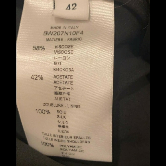 Givenchi Silk Wrap Dress  with side Embellishiment - Picture 14 of 14